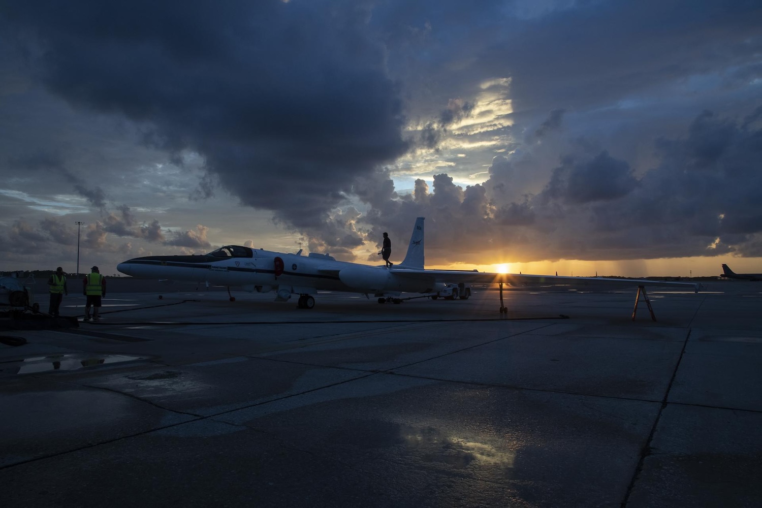 ER-2 aircraft on a runway